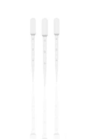 3–7 mL Precision Disposable Transfer Pipettes – Graduated, Non-Sterile