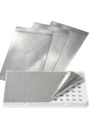Aluminum Sealing Film for PCR – 146 mm x 83 mm (100 pcs)