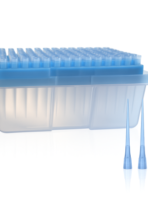 10 µL Long Filter Pipette Tips – Racked, Sterile